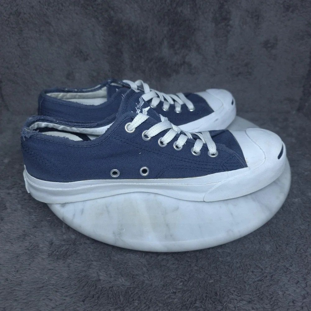 Converse Jack Purcell Shoes Mens Size 5.5 Blue Canvas Low Top Casual Sneakers